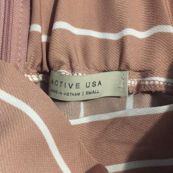 Striped tie waist pants - Picture 4 of 4